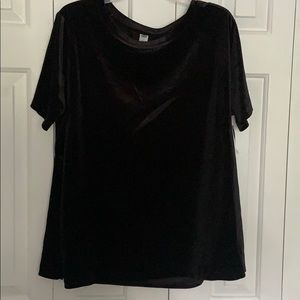 NWT short sleeve suede shirt ole navy